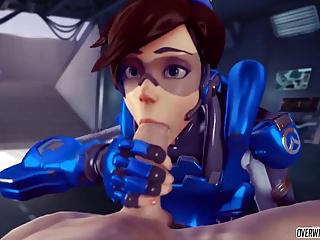 Heisser Arsch tracer von overwatch gefickt