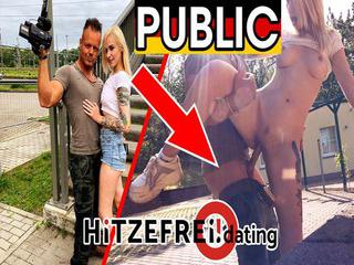 Public Sex - Ein blondes Teen in der öffentlichkeit gefickt und dabei erwischt worden