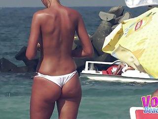 Nackte Amateure am Strand heimlich gefilmt