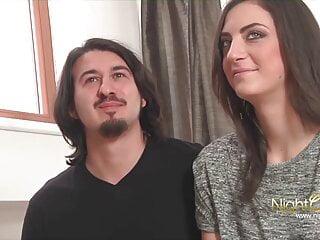 Amateurin Maria und johnka beim ersten Casting