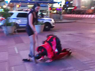 Bondage Sex mit einem männlichen Sklaven