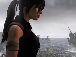 Tomb Raider in den Arsch gefickt